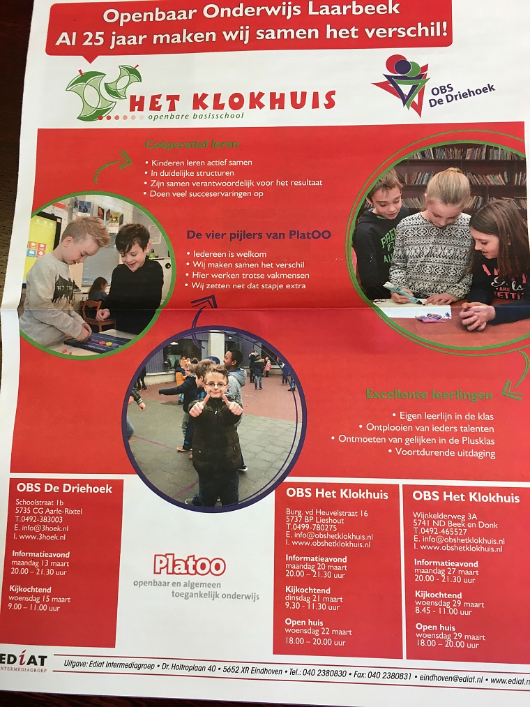 Schoolkrant Openbaar Onderwijs Laarbeek